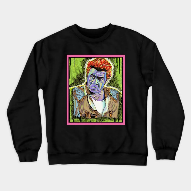 Electric Silvio Crewneck Sweatshirt by Bearded Elk Tees